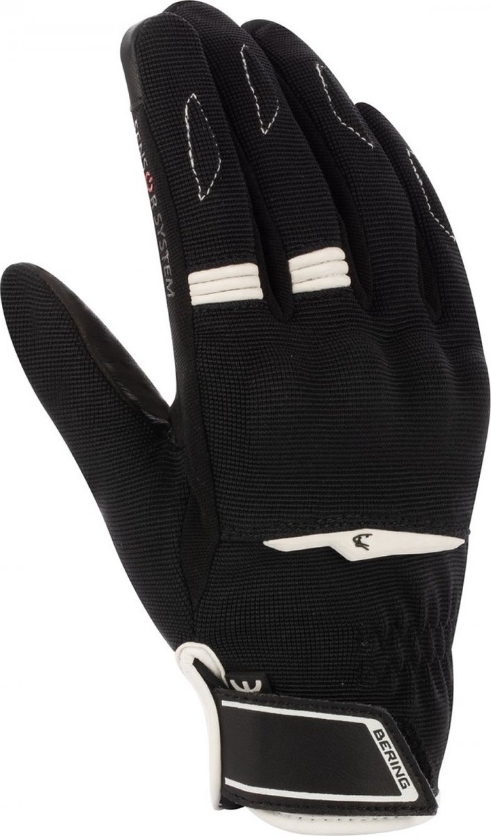 Bering Gloves Lady Fletcher Evo Black White T7 - Maat T7 - Handschoen
