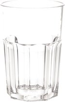 Onbreekbaar retro drink glas transparant kunststof 45 cl/450 ml - Onbreekbare drinkglazen