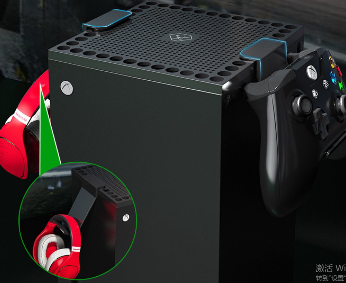 Multifunctionele Stoffilter Frame met Ophangbeugels Geschikt voor XBOX Series X Multifunctionele Stoffilter Frame met Ophangbeugels Geschikt voor XBOX Series X