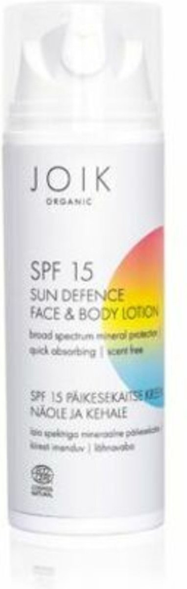 JOIK Organic - Sun Defence Face and Body Lotion SPF15 - 150ml