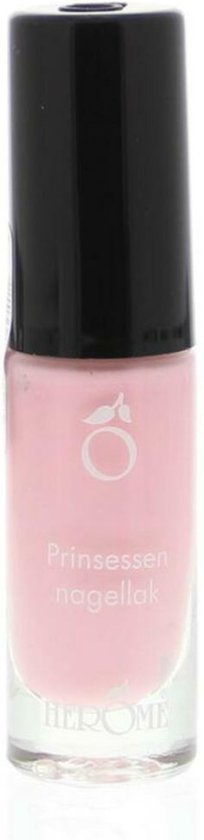 Lichtroze nagellak op waterbasis van Herome, 'Prinsessen nagellak'.