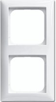 Cadre de couverture Busch-Jaeger - 2 plis - Série Balance - Blanc polaire