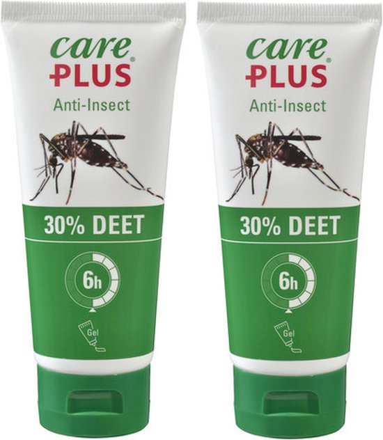 2x Care Plus Anti-Insect Deet 30% Gel - 75 ml
