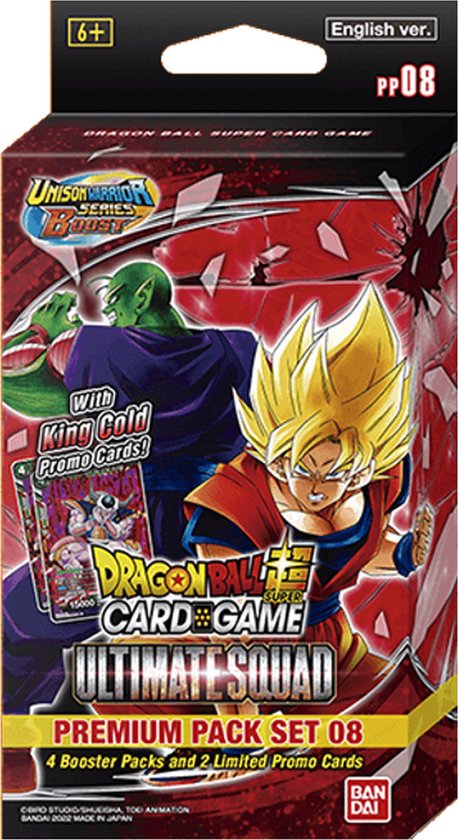 Dragon Ball Super TCG Ultimate Squad Set Premium 8 | Jeux | bol Dragon Ball Super TCG Ultimate Squad Set Premium 8 | Jeux | bol