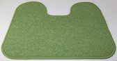 2x WC mat Lieve munt groen 45x60 met uitsparing
