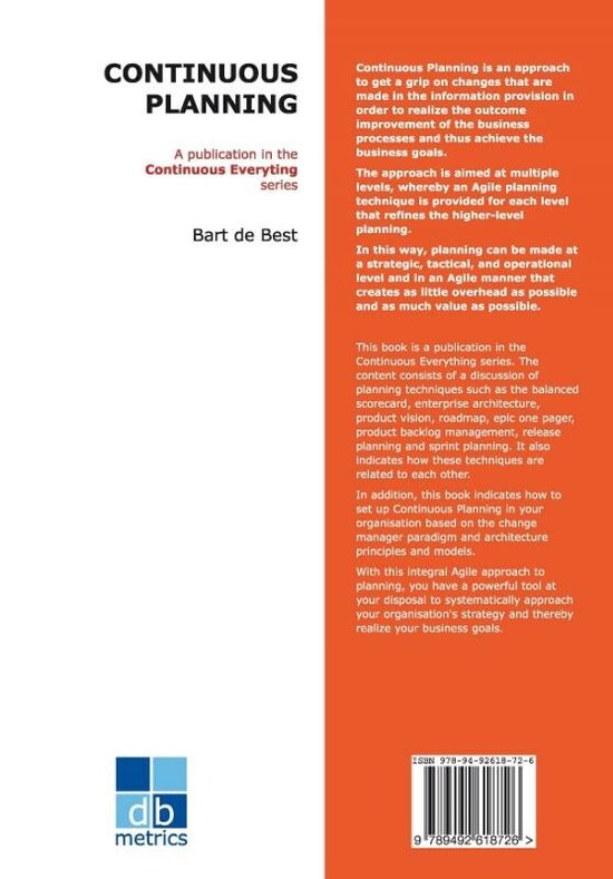 Continuous Everything - DevOps Continuous Planning | 9789492618726 ...