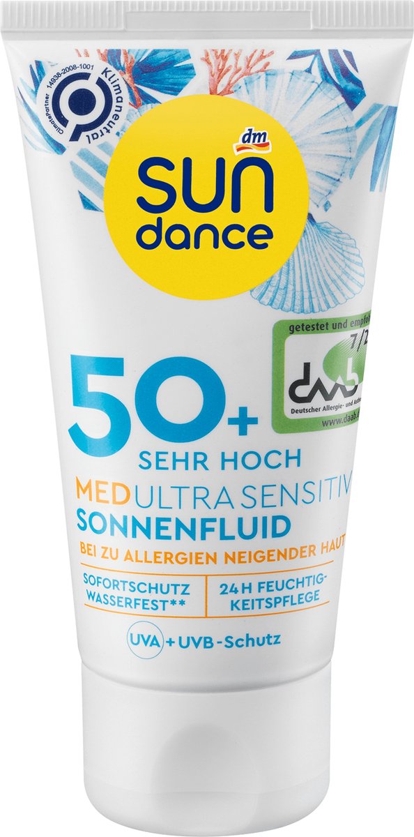 Goedkoopste SUNDANCE MED Ultra Sensitive Zonnebrand Sun Fluid SPF50 , 50 ml