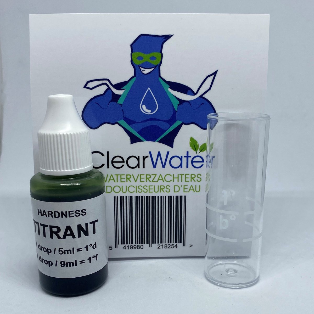 Clearwater - Kalktest - Waterhardheid meten - Kalktester - Testkit waterhardheid