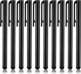 NLB 10 x Zwarte Stylus pen universeel - touchscreen pen - universele stylus voor smartphone & Tablet - styluspennen - tabletpen - Laptoppen