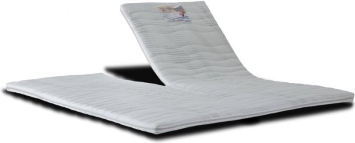 Soft Sense Koudschuim Topper | Met split| 6,5cm dik| CoolTouch Comfort-foam Topdek matras 180x220cm split topper