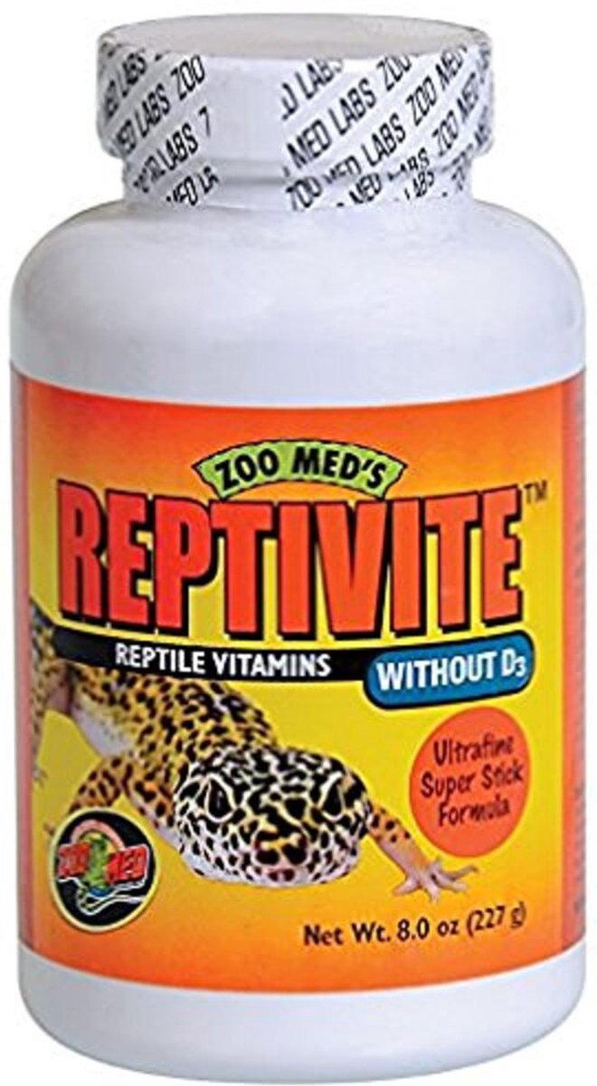 Zoo Med Reptivite zonder D3 - Voor Reptielen - 227 gr