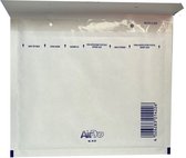 100 stuks - Luchtkussen 175x200mm - wit strip CD GA - verzendzak - Luchtkussenenveloppe - wit - Brievenbusdoosje.nl -