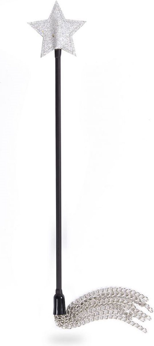 Smart Moves - Rijzweep Star - 39 cm - Zwart/Zilver