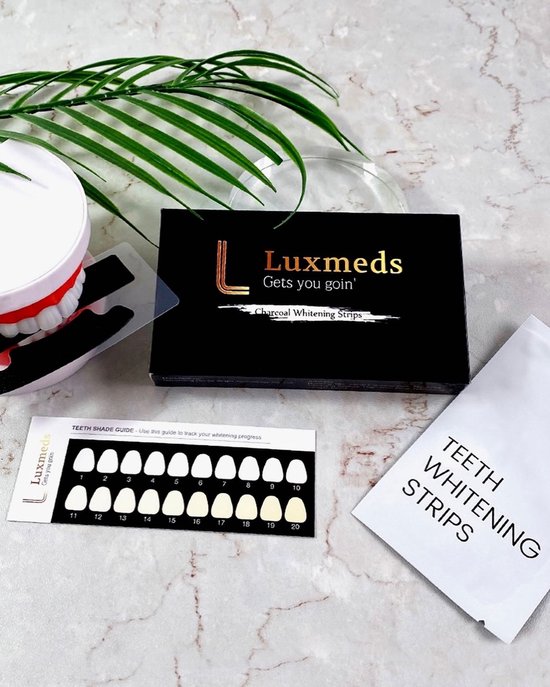 Luxmeds Charcoal Whitening Strips bol