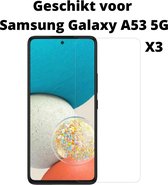 samsung galaxy A53 5G 3x screen protector tempert glas 3mm