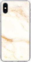 Coque iPhone Xs - Marbre - Motifs - Wit - Coque de téléphone en Siliconen