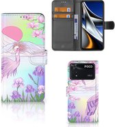 Wallet Bookcase Xiaomi Poco X4 Pro 5G Telefoonhoesje Vogel