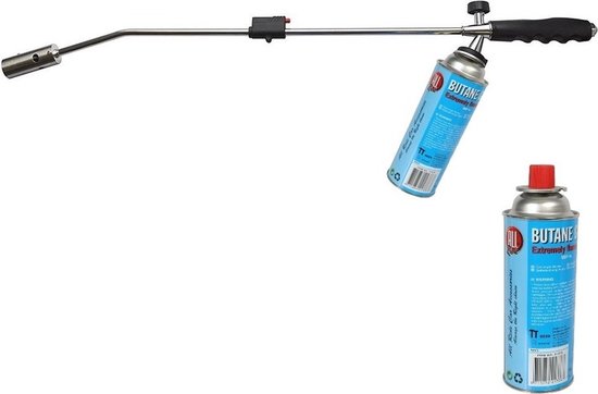 Onkruidbrander / onkruidverdelger inlusief 2 gasbussen - 76 cm