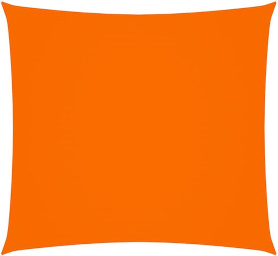 vidaXL Parasol Carré 4 x 4 m Tissu Oxford Orange