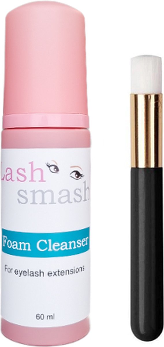 Lash Foam cleanser 60ml, geen parabenen, mild, luxe verpakking