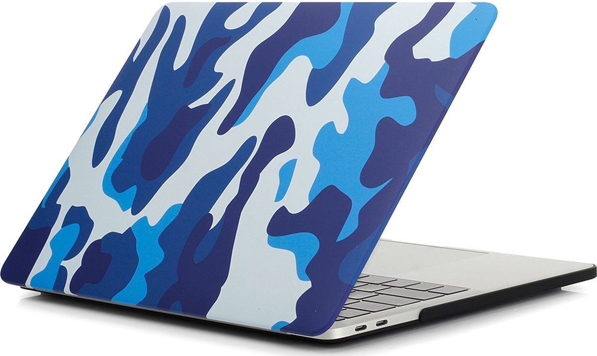 Apple MacBook Pro 16 (2021) Case - Mobigear - Design Serie - Hardcover - Sea Camauflage - Apple MacBook Pro 16 (2021) Cover
