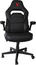 high-end gaming chair Riverside, zwart, verstelbare armleuningen