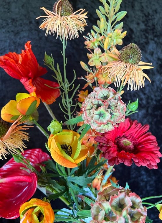 Bouquet de soie - bouquet de champ indiscernable du vrai