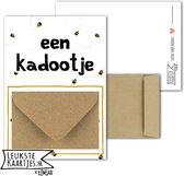 Geldkaart met mini Envelopje -> Kadootje – No:14 (Bijtjes-vliegend)