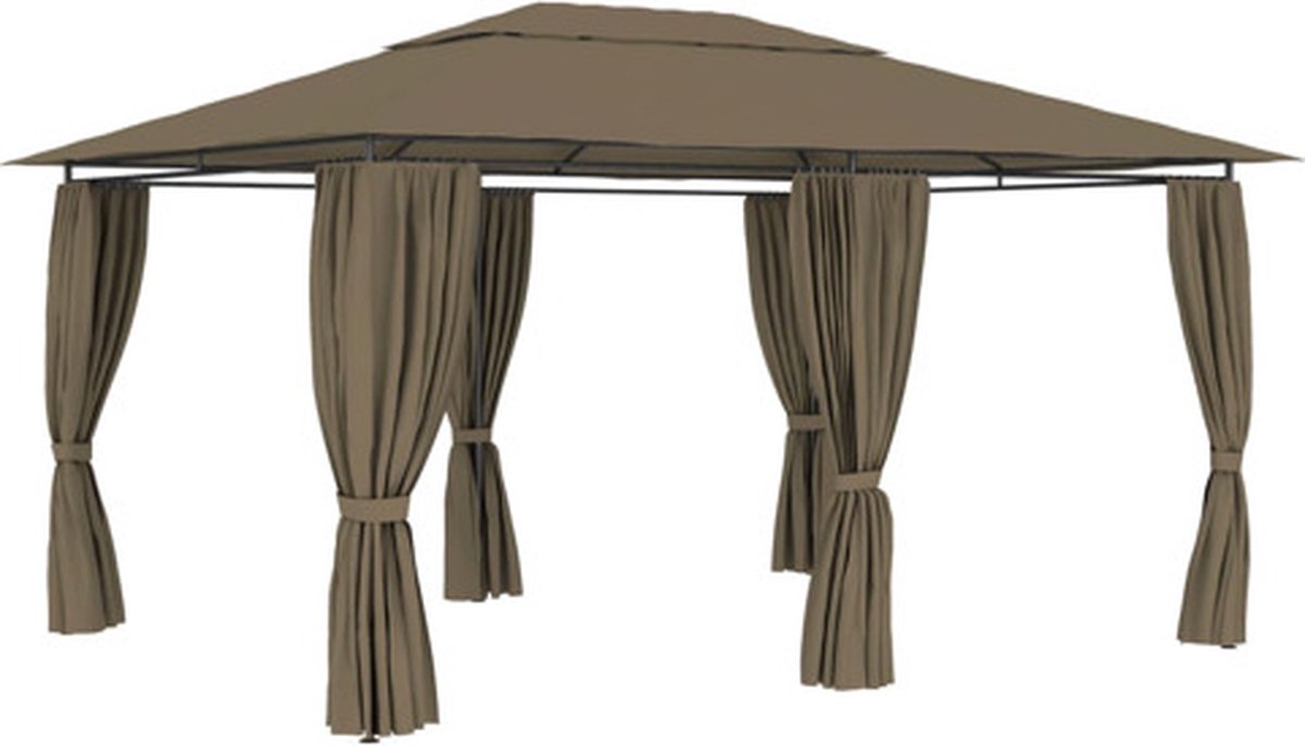 Vidaxl Gazebo Taupe Tuintent