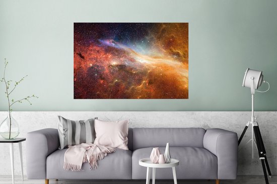 Affiche Espace - Etoiles - Couleurs - 120x80 cm