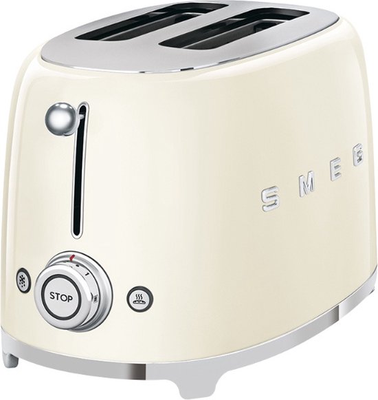 Smeg TSF01CREU grille-pain 2 part(s) 950 W Crème