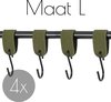 4x Suede Olive - L