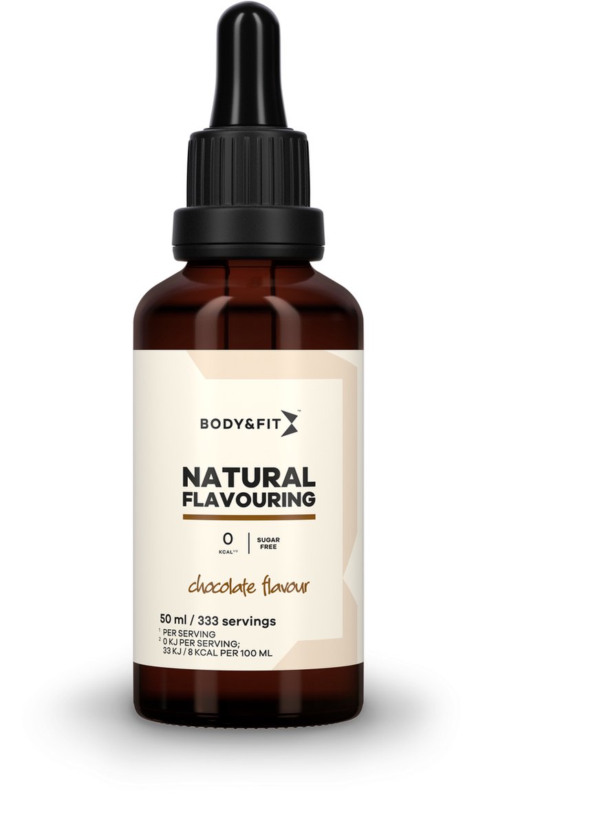 Goedkoopste Body & Fit Natural Flavouring - Suikervrij & 0 calorieën - 50 ml - Chocolade