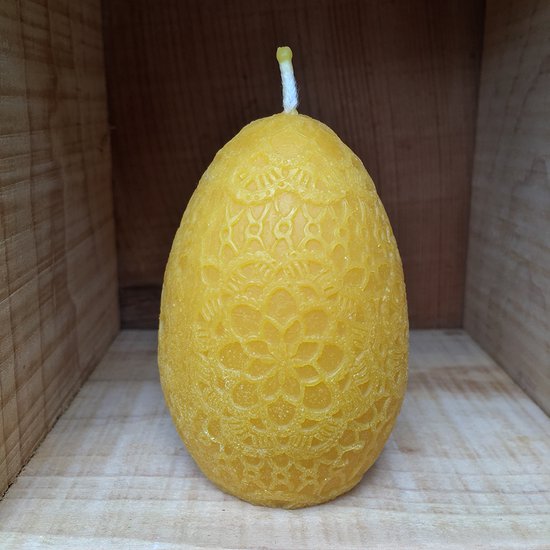 Luxe Witte Bijenwas Kaars Honing & Vanille, Handgemaakte Geurende Natuurlijke Kaars, Grote Geurkaars in Geschenkdoos