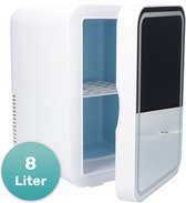 Soft&Silky - Skincare fridge - 8L - Inclusief Jade Roller - Led spiegel