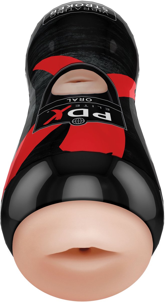 PDX Elite Vibrerende Masturbator - Mond
