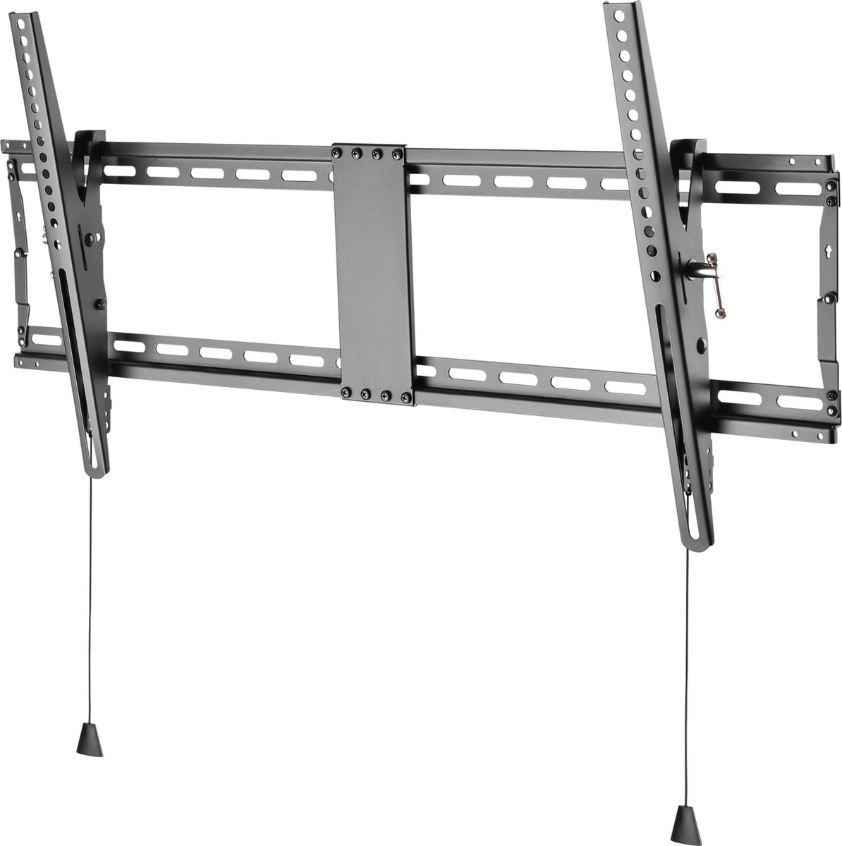 DELTACO OFFICE ARM-0205, Kantelbaar TV Beugel, inklapbaar, 43"- 90 inch, max. 70 kg, zwart