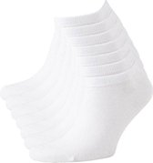 Witte Sneaker Sokken | 6 Paar | Unisex Maat 43-46 | Enkel Sokken | Voor Heren en Dames