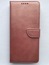 Samsung Galaxy A12 hoesje - Kunstleer Book Case – Licht roze met extra ruimte voor briefgeld