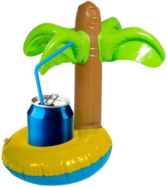 Opblaasbare drankhouder - bekerhouder voor zwembad - opblaasbare