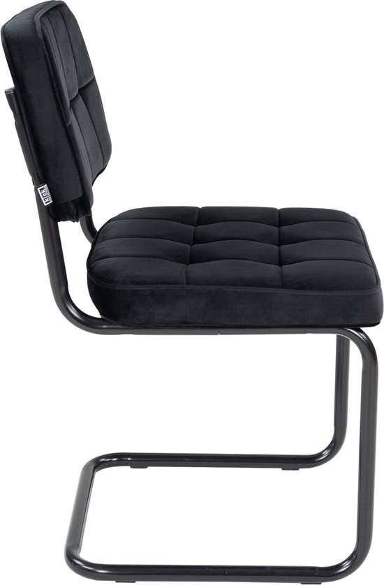 Kick buisframe stoel Ivy - Zwart - Kick Collection