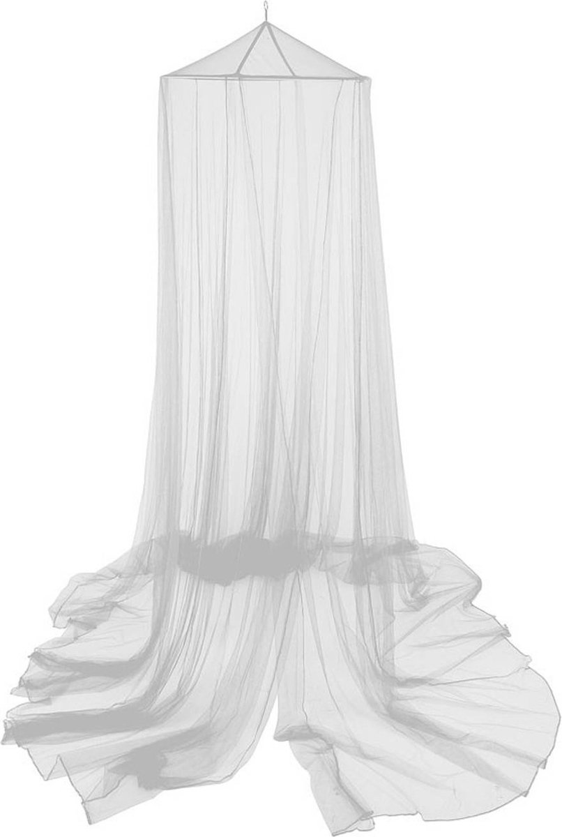 2 persoonsklamboe - witte Klamboe - Polyester - 60 x 250 x 1000 cm - Reisklamboe