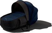 Hamilton by Yoop Premium Bassinet - Lit de voyage pour poussette facilement montable - Spacieux et confortable avec une circulation d'air optimale - Toit solaire escamotable - Avec adaptateurs pour poussettes - Lit portable pour bébé - Bleu