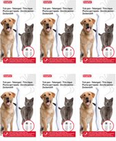 6x Beaphar Tekenpen voor hond en kat - Vachtverzorging