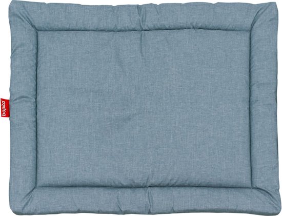 Bopita Boxkleed Square - 95x75 cm. - Blue/Grey | bol.com