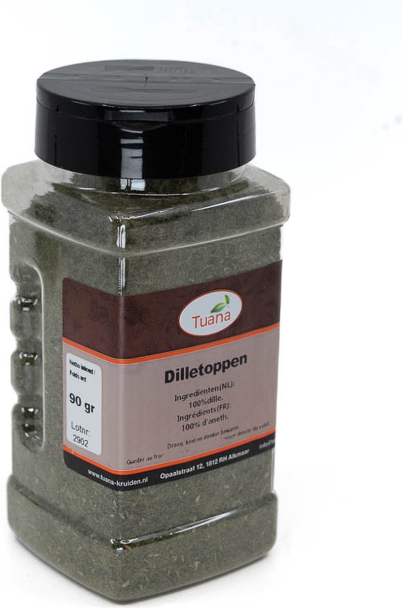 Goedkoopste Tuana Kruiden - Dilletoppen - Strooibus 50 Gram - Kruiden Zonder Zout - MP-D-0005