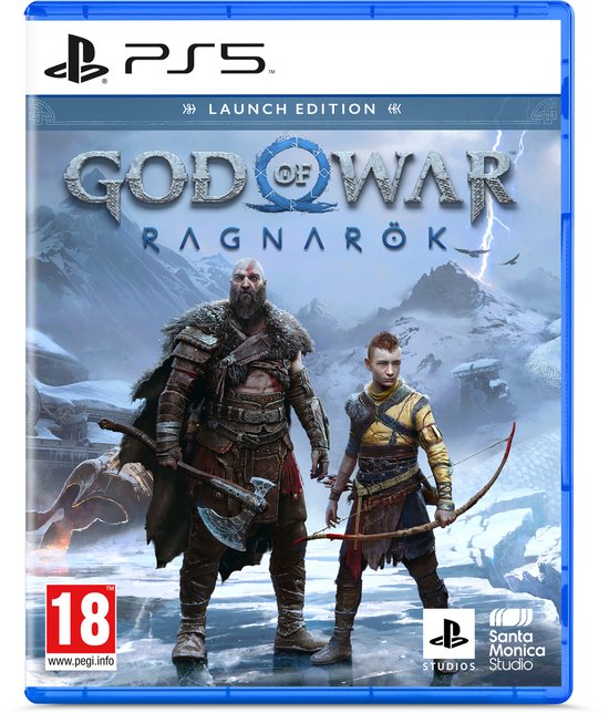 Cover van de game God of War Ragnarök - Launch Edition - PS5