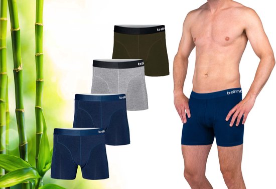 Giovanni Boxershorts Antraciet Heren Ondergoed