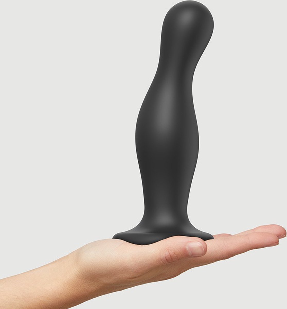 Goedkoopste Strap-On-Me - Dildo Plug Curvy - Zwart