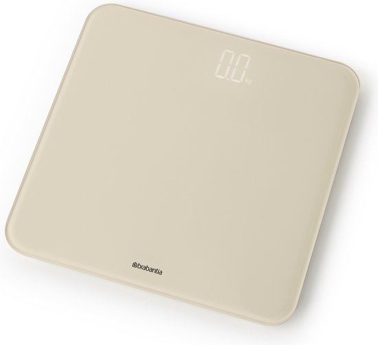 Brabantia ReNew Personenweegschaal Digitaal - op Batterijen - Soft Beige